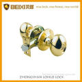 Special oval egg brass knob weisser key way tubular entry knob lock